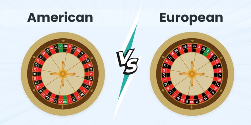 Roulette Châu Âu vs. Roulette Mỹ